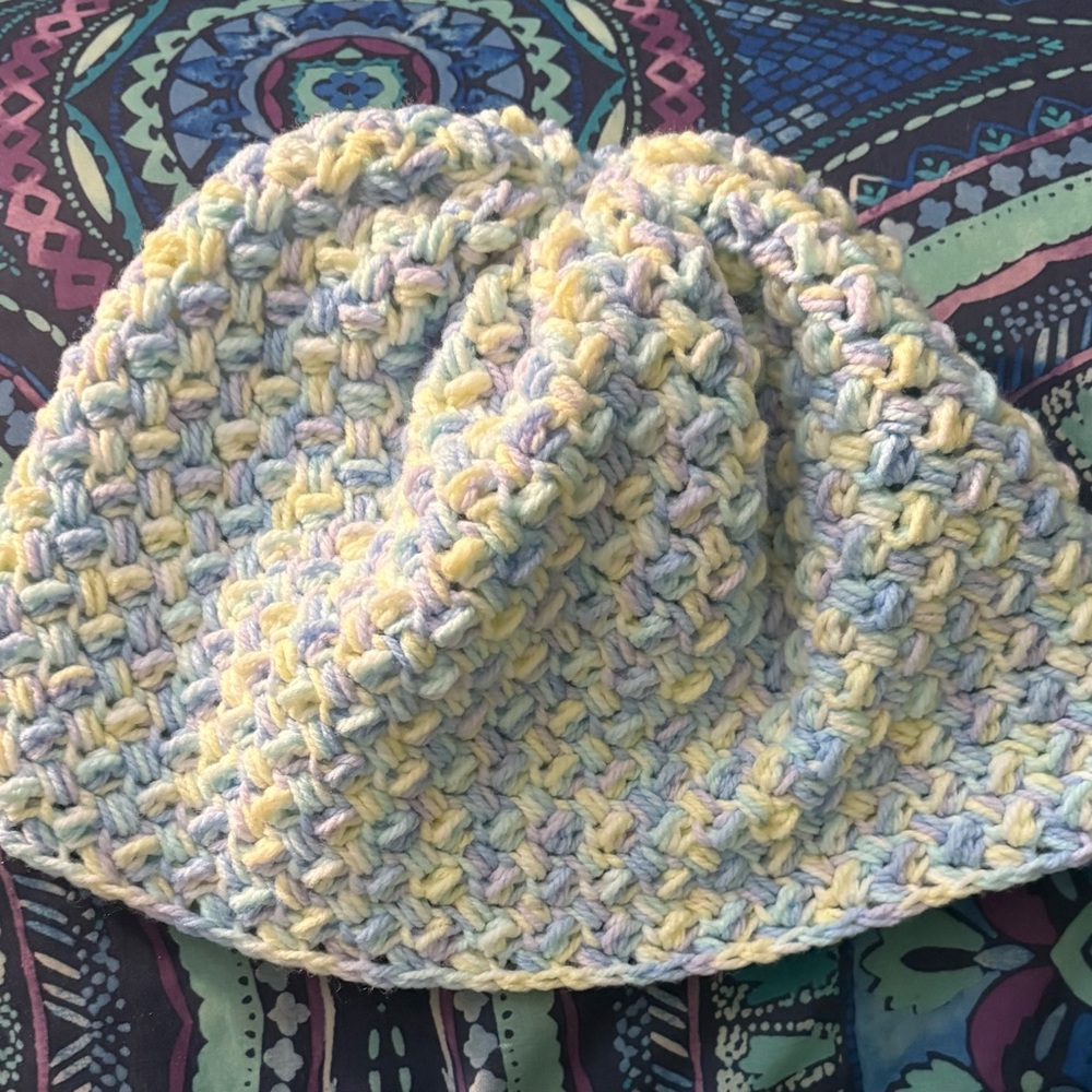 Pastel Crochet Beanie